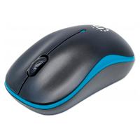 MOUSE OPTICO MANHATTAN INALAMBRICO 1000 DPI NEGRO/AZUL