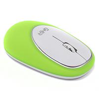 MOUSE ERGONOMICO DE MEMORY FOAM GHIA VERDE/BLANCO / INALAMBRICO/1000 DPI