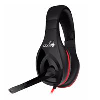 AUDIFONOS DE DIADEMA GENIUS LYCHAS HS-G560 C/MIC P/GAMERS AJUSTABLES PLEGABLES 3.5MM NEGRA