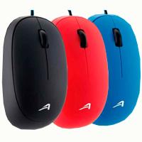 MOUSE OPTICO ACTECK ALAMBRICO USB COLOR ROJO, AC-916516