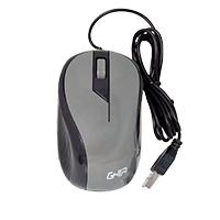 MOUSE ALAMBRICO GHIA COLOR GRIS 1200 DPI