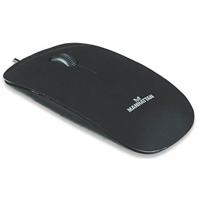 MOUSE ECONOMICO MANHATTAN USB NEGRO .