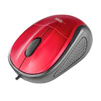 MOUSE OPTICO ALAMBRICO EASY LINE BY PERFECT CHOICE ROJO USB COMPATIBLE CON WINDOWS XP,VISTA,7  MAC OS