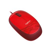 MOUSE LOGITECH M105 ROJO OPTICO ALAMBRICO USB 1000 DPI PC/MAC/CHROME