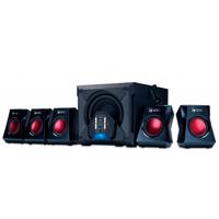 BOCINAS GENIUS SW-G5.1 3500 P/GAMERS CON SUBWOOFER 80W / CON CONTROL REMOTO NEGRO