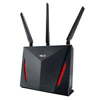 ROUTER GAMER ASUS AC2900/750-2167MBPS/2.4 Y 5GHZ/4X LAN GBE/MU-MIMO 4X4/2X USB/3X ANTENAS EXT/CONTROL PARENTAL/VPN/AIMESH/WTFAST