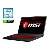 PORTATIL GAMER MSI GF75 THIN 9SD /CORE I7 9750H 2.6 – 4.5GHZ/16GB DDR4/1TB HDD +256 SSD/17.3 FHD-120HZ/NVIDIA GTX1660TI 6GB/WIN 10 HOME