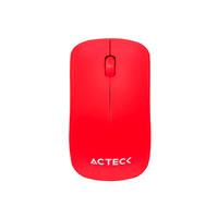 MOUSE OPTICO INALAMBRICO ACTECK-E/ RECEPTOR 2.4G/ 1000 DPI/ COLOR ROJO/AC-928922