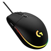 MOUSE LOGITECH G203 LIGHTSYNC GAMING NEGRO OPTICO ALMBRICO USB ILUMINACION RGB AJUSTABLE 6 BOTONES